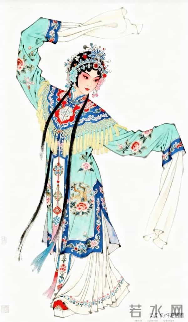 古装戏曲人物画