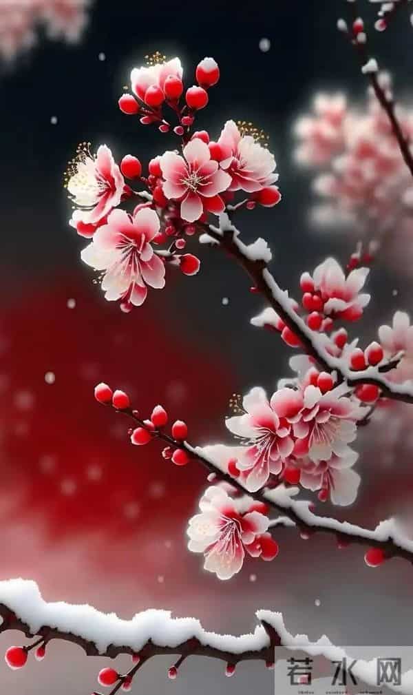 雪落倾城，新年是岸，谁惊艳了时光，谁蹉跎了岁月