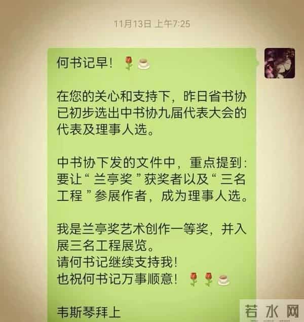 韦斯琴被取消书协理事参选资格，书法大赛评委经历引关联猜测