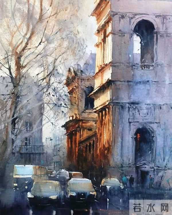 在严谨与诗意之间：建筑师米哈尔·亚希维奇的水彩世界