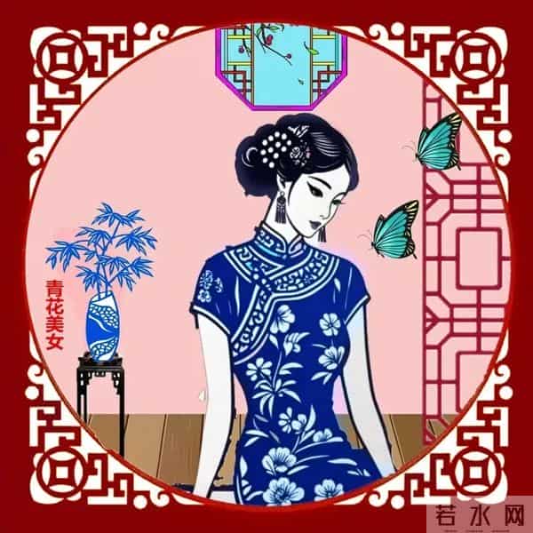 旗袍美女剪纸：一衣风骨，半世风情