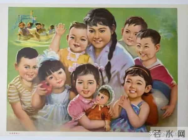 古老的年画，童年的时光