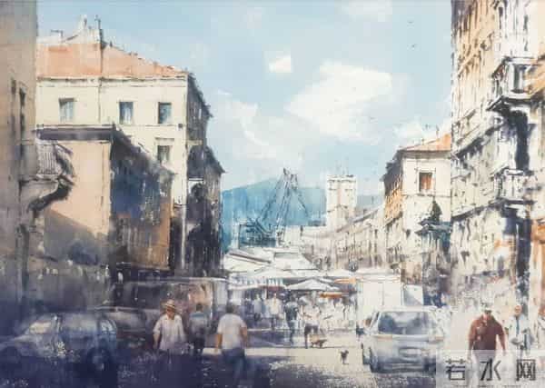 在严谨与诗意之间：建筑师米哈尔·亚希维奇的水彩世界