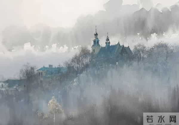 在严谨与诗意之间：建筑师米哈尔·亚希维奇的水彩世界