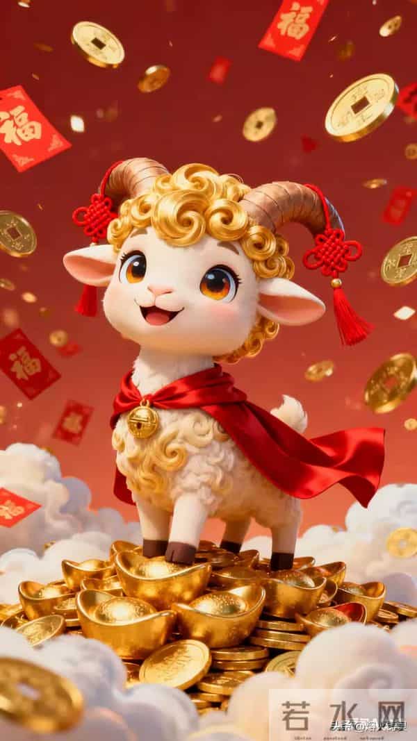 属相羊2026财运满堂：金袋纳福，喜气盈门，新岁好运挡不住！