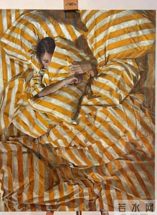 俯视下掩盖的情绪，色彩布局拉开的空间距离感，好独特的视角！