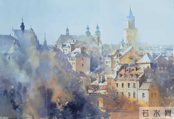 在严谨与诗意之间：建筑师米哈尔·亚希维奇的水彩世界