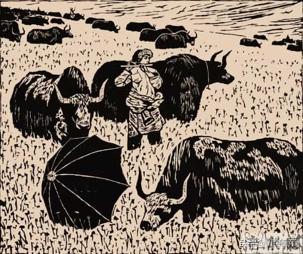 这位藏族版画艺术家，用刻刀讲述雪域故乡的诗与远方