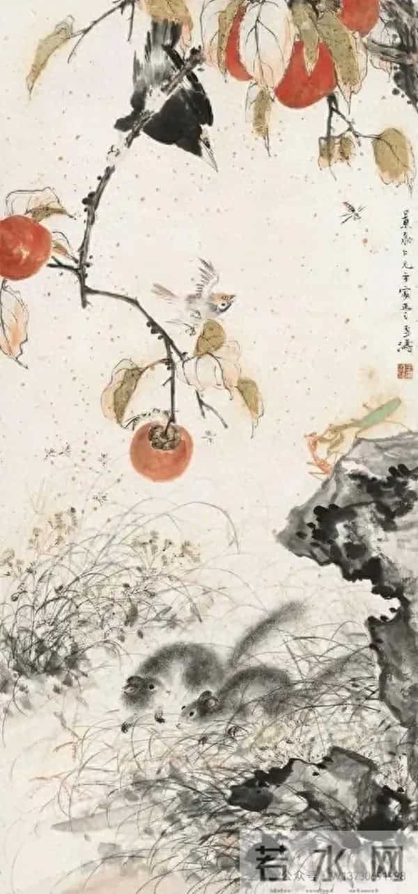 王雪涛《秋趣图》