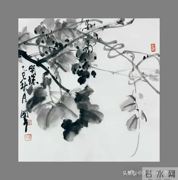 一平尺花鸟画小画构图（50幅学习版）