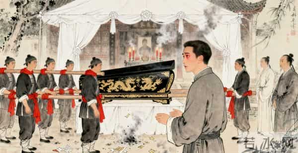 民间故事：轿夫抬棺，遇红白双轿拦路，换道后救下主顾魂魄