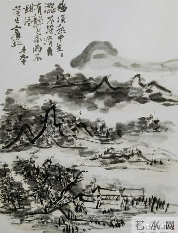 读画之悟：山水画笔墨“五俗”，黄宾虹是怎样避免的？