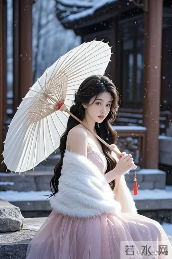 清风续句诗-玉屑斜穿伞骨边，轻沾衣袂若云烟。回眸忽觉凉风至