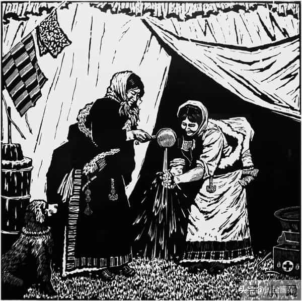 这位藏族版画艺术家，用刻刀讲述雪域故乡的诗与远方