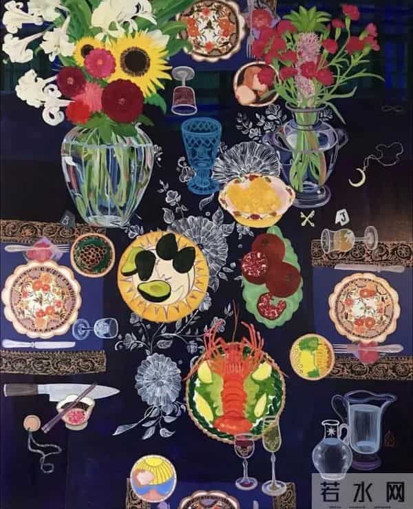 细节满满当当却丝毫不觉得繁琐，这色彩搭配到一起还挺漂亮！