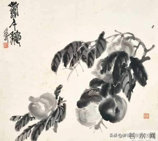 吴昌硕《花卉十二开册页》