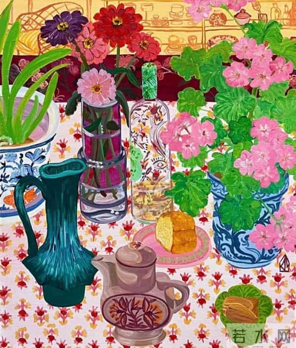 细节满满当当却丝毫不觉得繁琐，这色彩搭配到一起还挺漂亮！