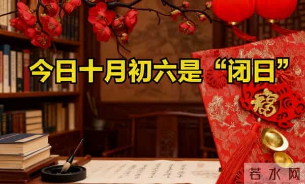 十月初六"闭日"无论多忙：这三件大事千万别碰 ！