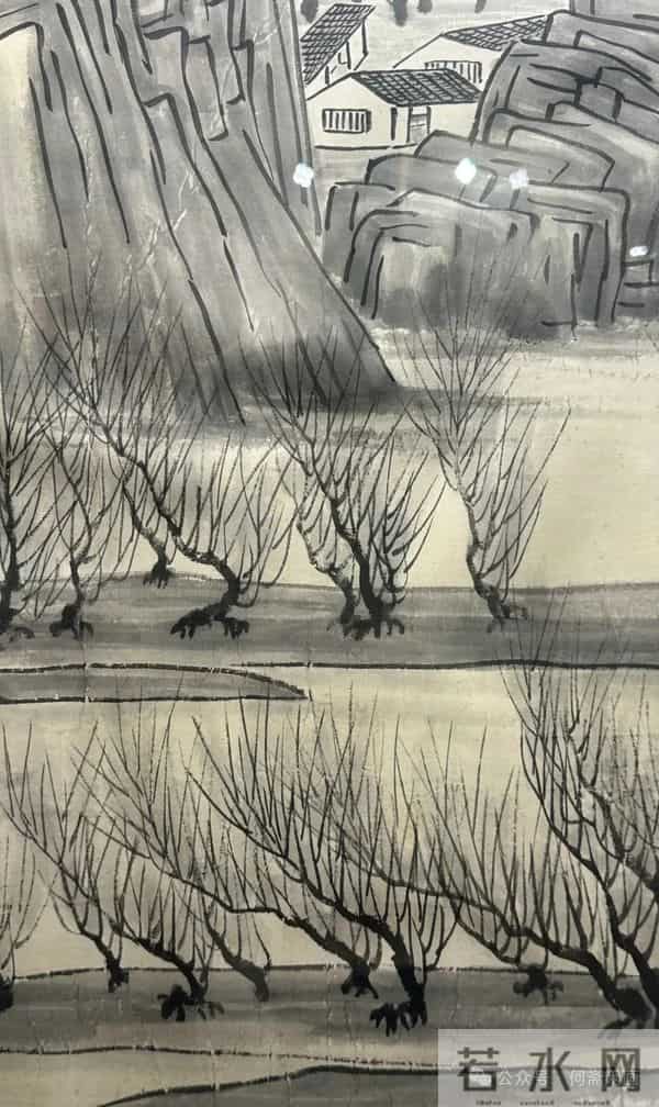 齐白石《云山深涧》——给曹锟的画