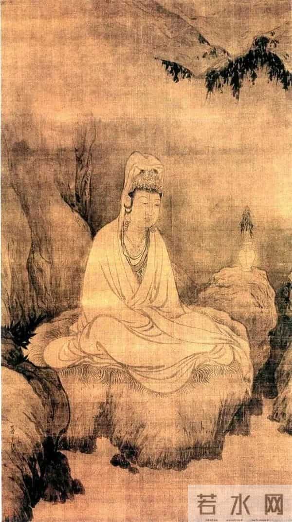 千江有水千江月，世界各大博物馆收藏的水月观音画像