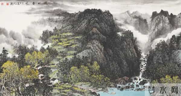 “金城诗画”中国山水画作品展三等奖作品在线欣赏