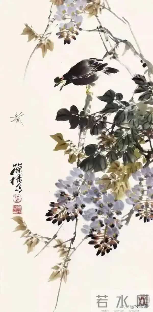 不愧是王雪涛的得意弟子，陈葆棣的花鸟差点儿撵上师父！