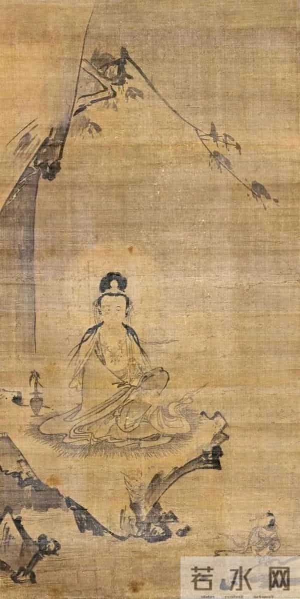 千江有水千江月，世界各大博物馆收藏的水月观音画像