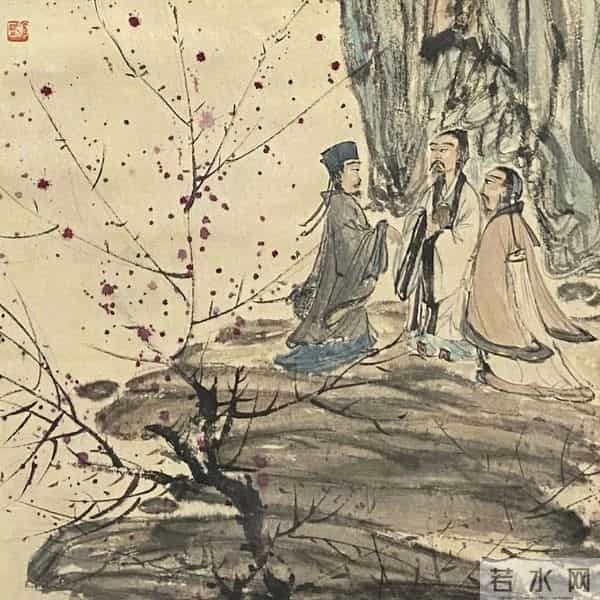 傅抱石《后赤壁图》