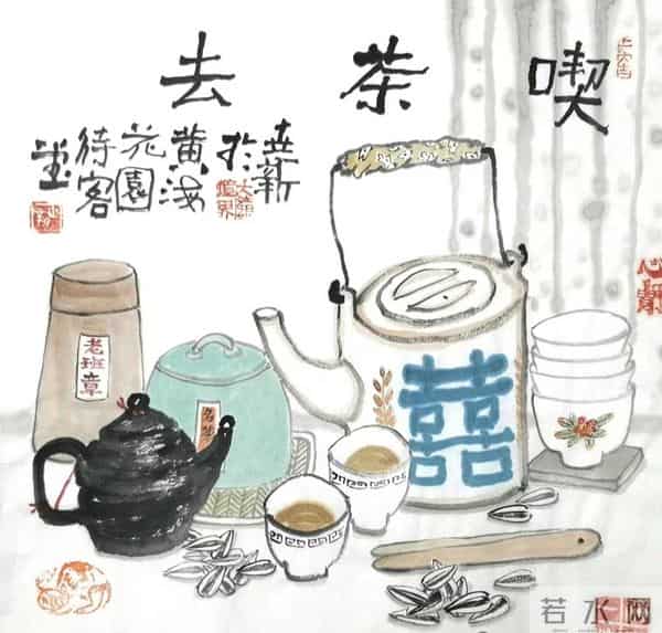 邵世新的这些国画小品，生活味十足！