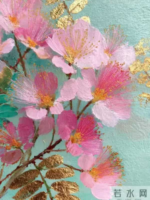 染得朝霞一缕丹,高标谁共仰头看 花当六月盈盈拂,叶合三更密密攒