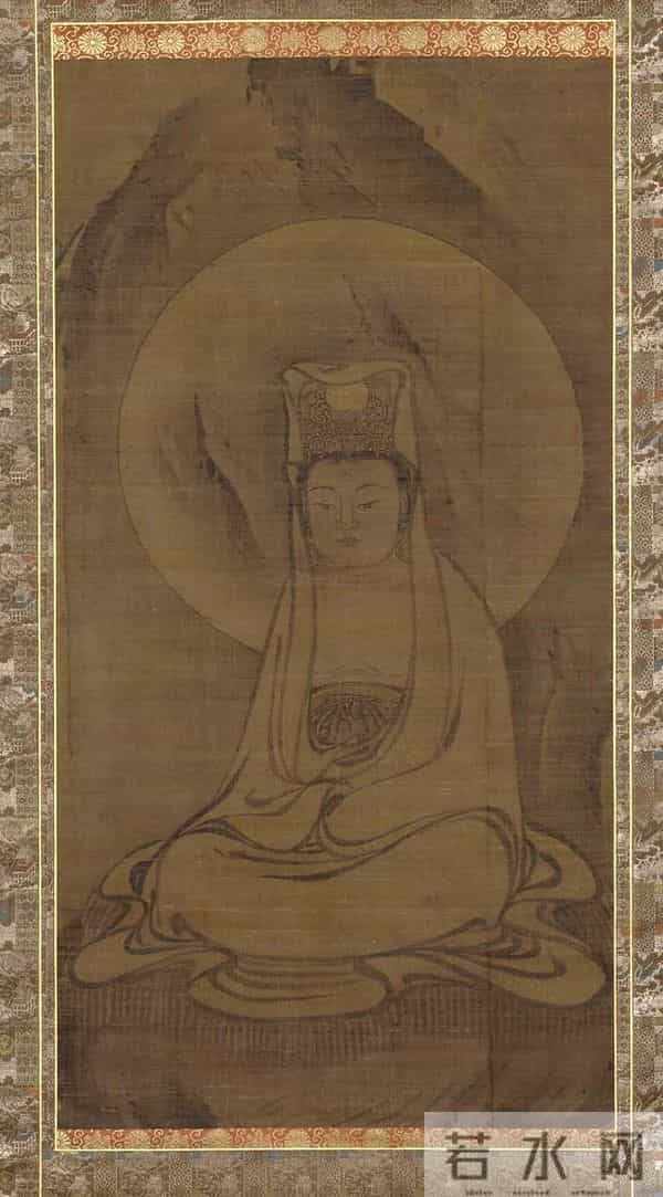 千江有水千江月，世界各大博物馆收藏的水月观音画像