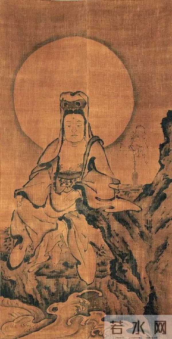 千江有水千江月，世界各大博物馆收藏的水月观音画像