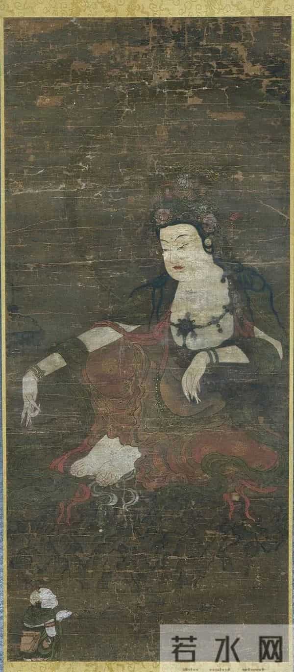 千江有水千江月，世界各大博物馆收藏的水月观音画像