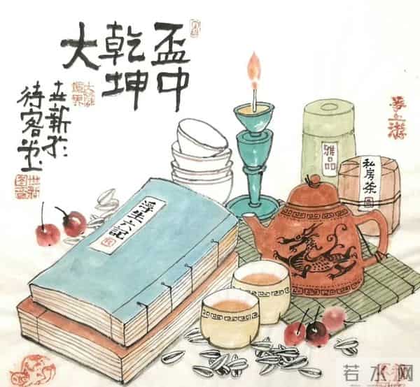 邵世新的这些国画小品，生活味十足！
