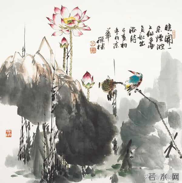 不愧是王雪涛的得意弟子，陈葆棣的花鸟差点儿撵上师父！