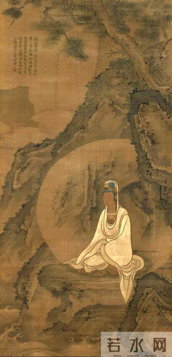 千江有水千江月，世界各大博物馆收藏的水月观音画像