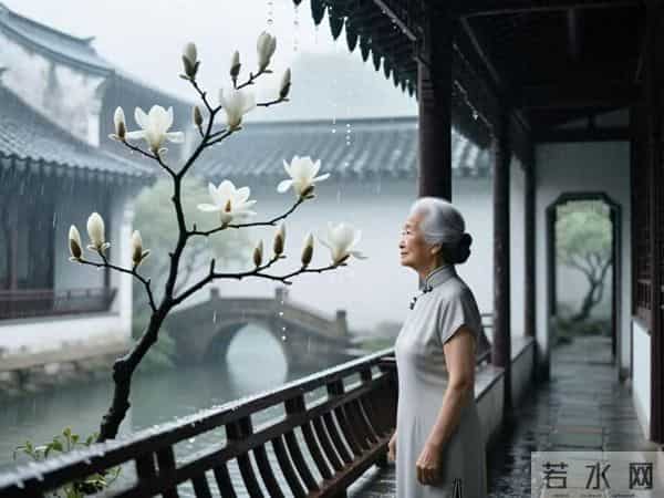 “你再不好，我都喜欢”。他走后她守着满院玉兰，活成了他的样子