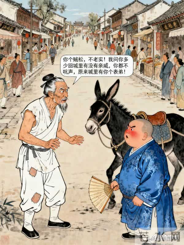 民间故事：王老汉进城抓药，竟然遇见驴“表弟”