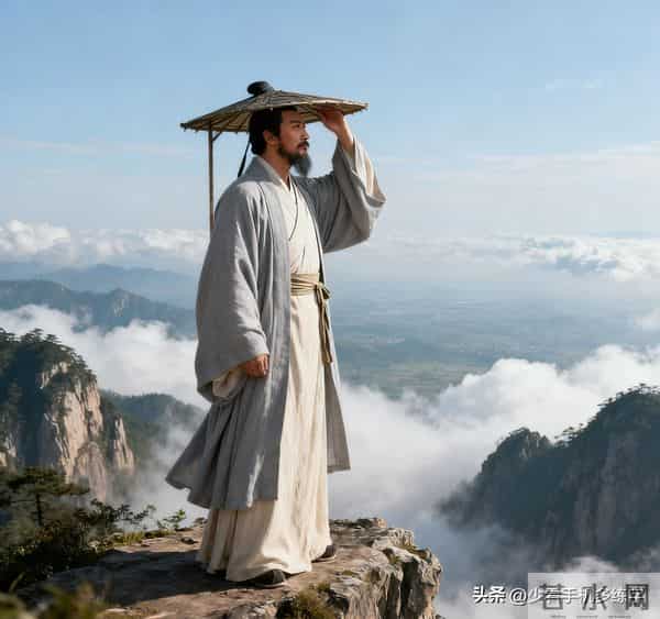 续句诗：奔涌白云入我怀，苍巅极目楚天开。松涛漫卷千秋意