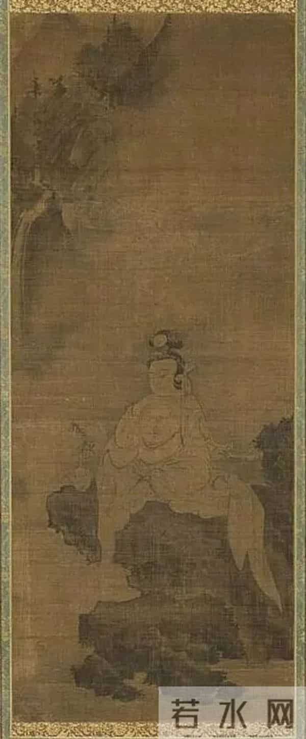 千江有水千江月，世界各大博物馆收藏的水月观音画像