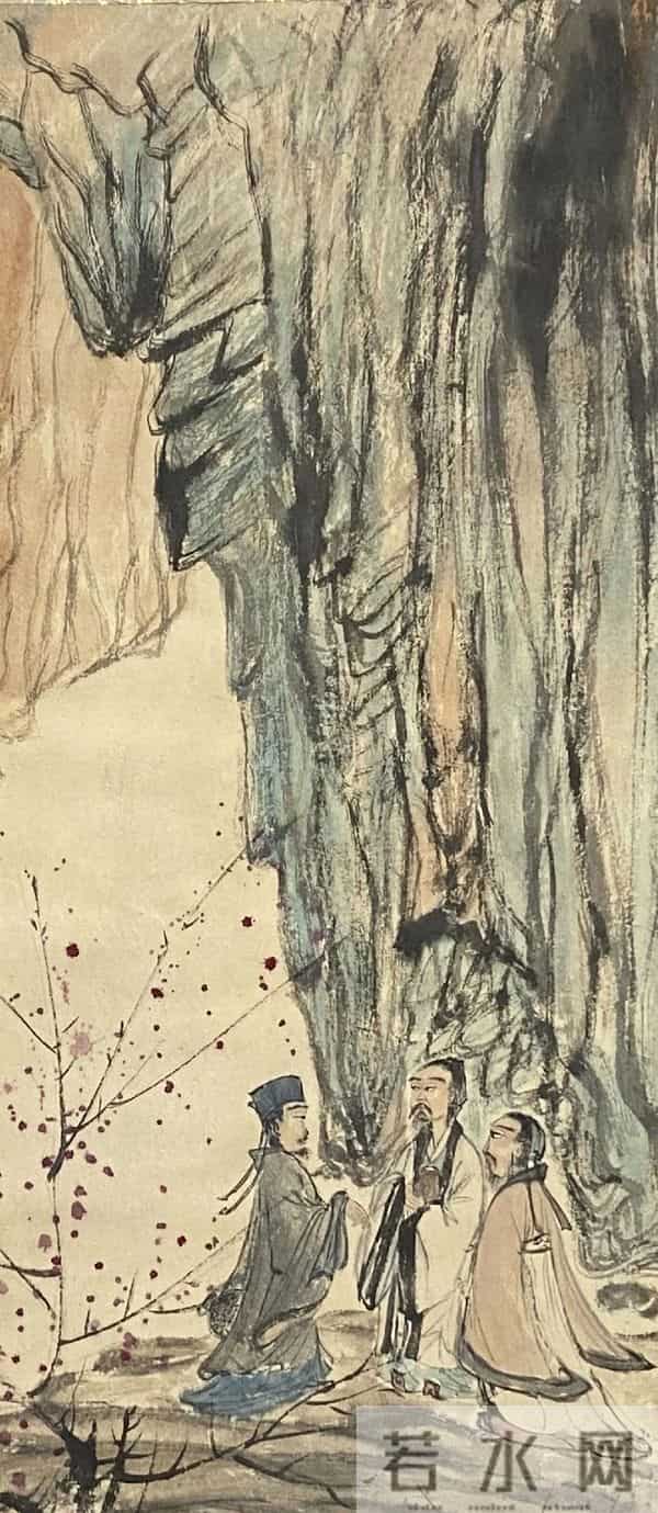 傅抱石《后赤壁图》