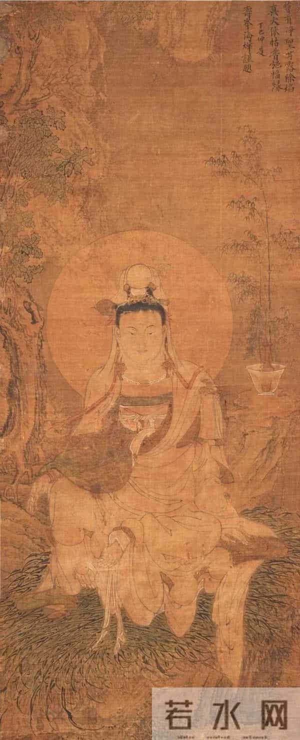 千江有水千江月，世界各大博物馆收藏的水月观音画像