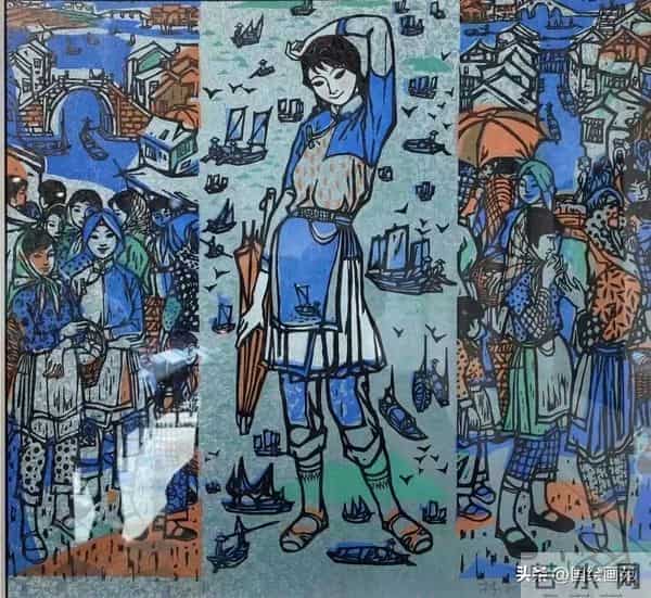 杨明义版画上的江南水乡，好美呀！