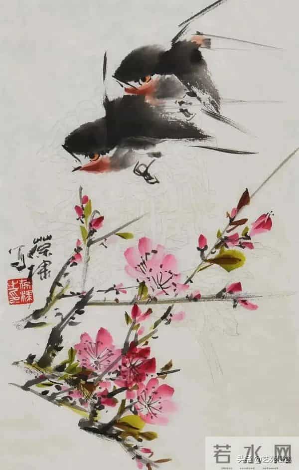 不愧是王雪涛的得意弟子，陈葆棣的花鸟差点儿撵上师父！
