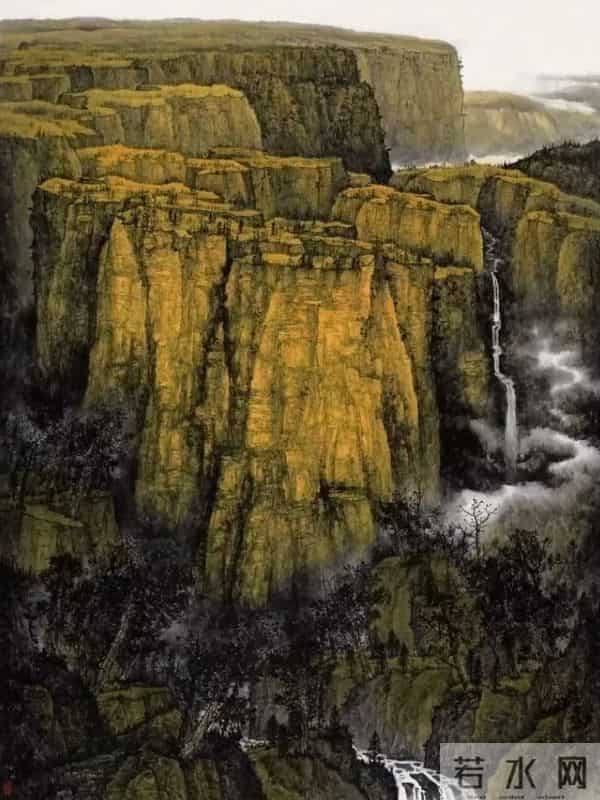 孙华英山水画作品欣赏