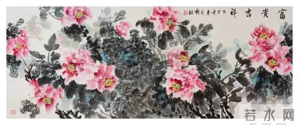 山东画家陈艳敏的牡丹情恋