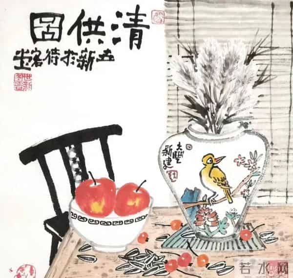 邵世新的这些国画小品，生活味十足！