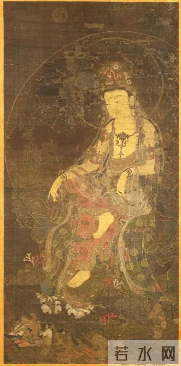千江有水千江月，世界各大博物馆收藏的水月观音画像
