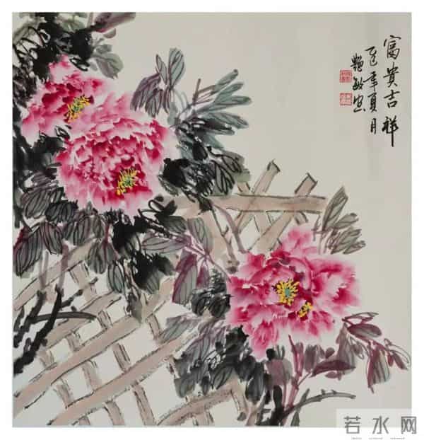 山东画家陈艳敏的牡丹情恋