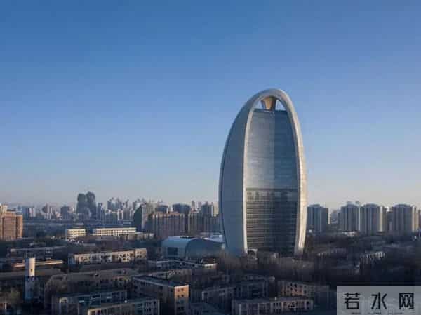 北京CBD地标：人民日报社总部大楼，灵感源自“人”字